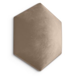 Panel Tapicerowany Plaster Miodu Heksagon Beżowy 26x30cm 180725 Panel Tapicerowany Plaster Miodu Heksagon Beżowy 26x30cm 180725