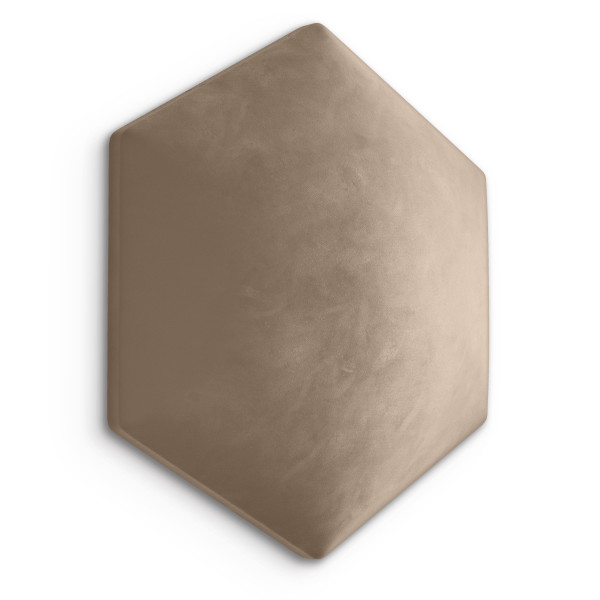 Panel Tapicerowany Plaster Miodu Heksagon Beżowy 35x40cm 180738