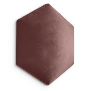 Panel Tapicerowany Plaster Miodu Heksagon Brudny Róż 35x40cm 180728 Panel Tapicerowany Plaster Miodu Heksagon Brudny Róż 35x40cm 180728