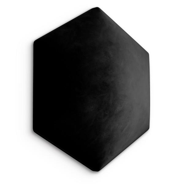 Panel Tapicerowany Plaster Miodu Heksagon Czarny 26x30cm 180731