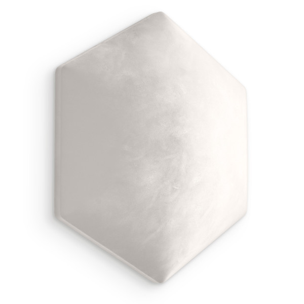 Panel Tapicerowany Plaster Miodu Heksagon Kremowy 35x40cm 180729