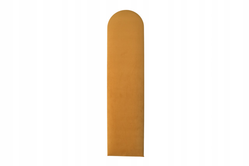 Panel Tapicerowany Płotek Komvortowy 120X30 Cm Żółte Smart Velvet Ścienny 944996