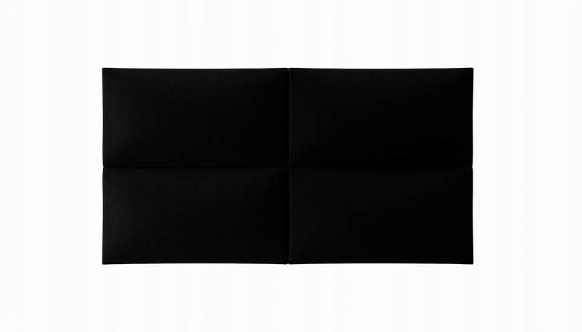 Panel Tapicerowany Prostokąt Komvortowy 60X40 Cm Czarny Smart Velvet 925385