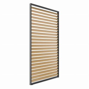 Panel żaluzjowy do pergoli 3m aluminiowy w kolorze drzewna 1037244 Panel żaluzjowy do pergoli 3m aluminiowy w kolorze drzewna 1037244