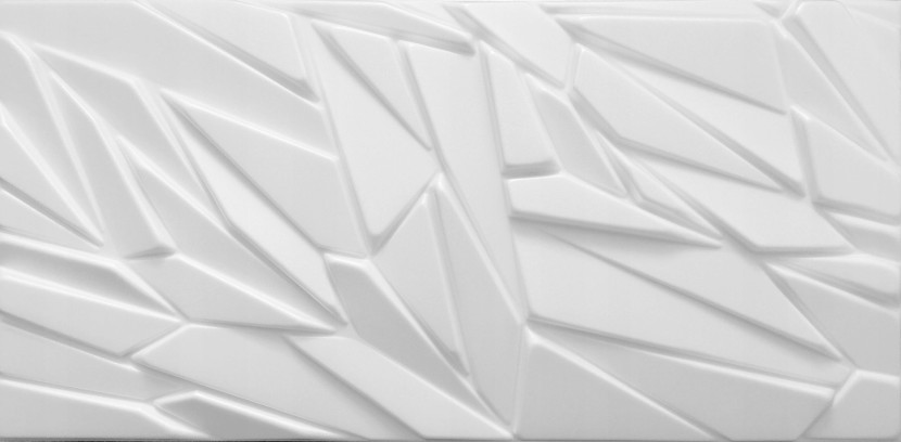 Panele 3D Jak Kamień Dekoracyjny Beton Kasetony Sufitowe Biały Rock 713628