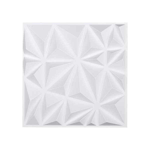 Panele Ścienne 3D - Białe Diamenty 2.97 m² 813600