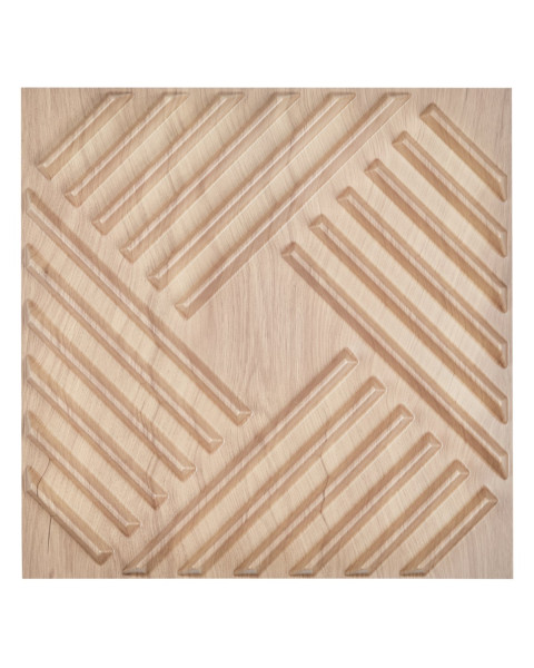 Panele Ścienne 3D - Jasne Listwy 2.97 m² 807139
