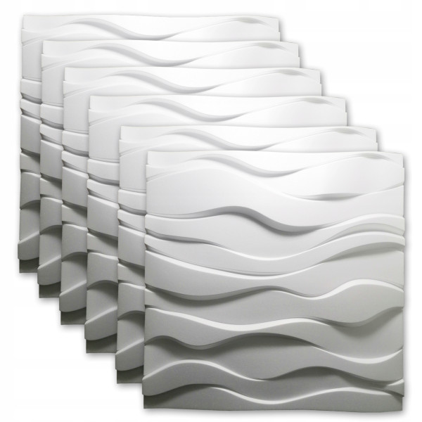Panele Ścienne 3D Kaseton 60X60 Zefir 2,16M2 -6Szt 713563