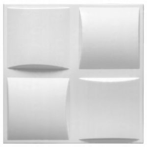 Panele Ścienne 3D Kasetony Sufitowe Białe Pled 50X50Cm – 0,25Cm 713638 Panele Ścienne 3D Kasetony Sufitowe Białe Pled 50X50Cm – 0,25Cm 713638