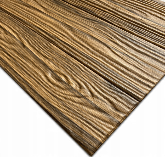 Panele Ścienne 3D Kasetony Sufitowe Stare Drewno Deska Ciemna P4-13 - 1Szt. 713611