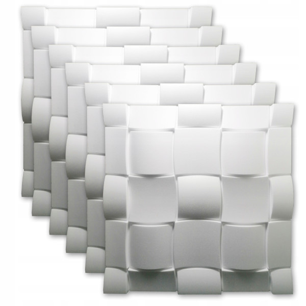 Panele Ścienne 3D Styropianowe 60Cm Rubik 6 Szt. 713575