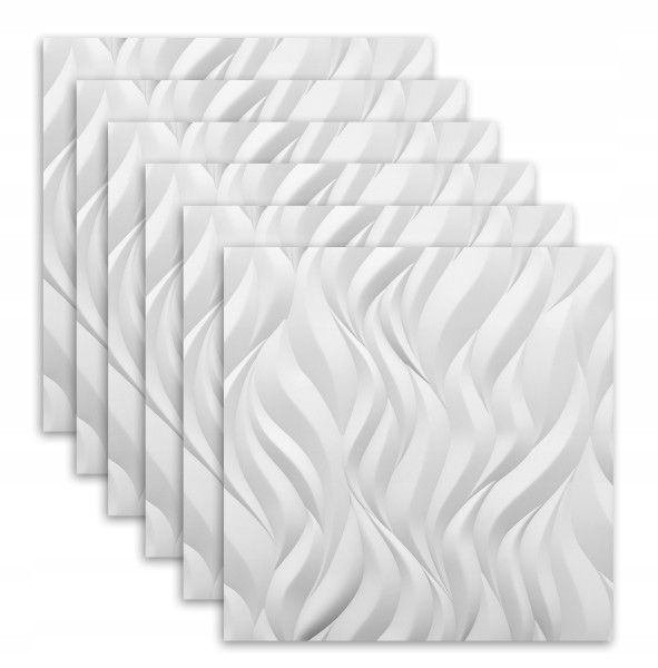 Panele Ścienne 60X60 Styropianowe 6X Płomienie 713567