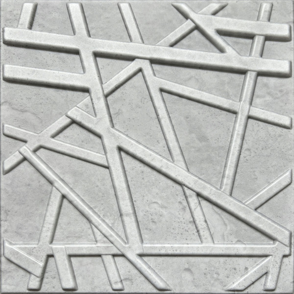 Panele Ścienne Beton Architektoniczny Kasetony Sufitowe 3D Line 69 - 0,25M2 713673