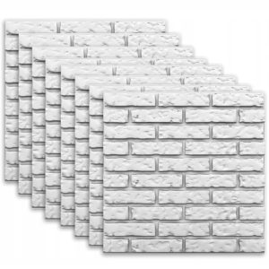Panele Ścienne Cegła Dekoracyjna 3D 60X60 8Szt. 713672 Panele Ścienne Cegła Dekoracyjna 3D 60X60 8Szt. 713672