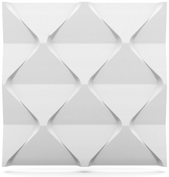 Panele Ścienne Kasetony 3D Geometryczne 60X60Cm Harmonia 713684