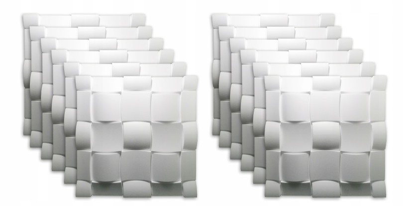 Panele Ścienne Rubik 3D Styropianowe 60Cm 12 Szt. 753803