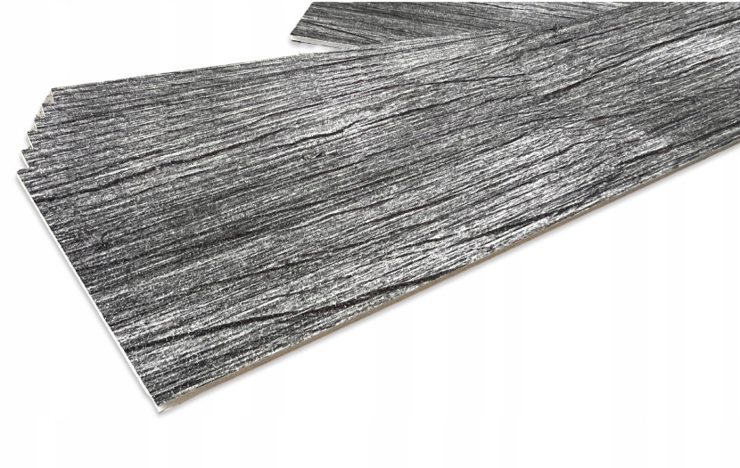 Panele Ścienne Samoprzylepne Dekoracyjne Deska Szara Drewno 10X60Cm M25 -1X 753827