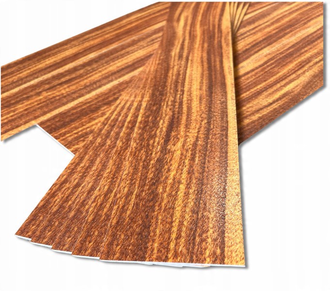 Panele Ścienne Samoprzylepne Drewno Deska Ruda 10X60Cm M49 - 1,20 M2 - 20X 721373