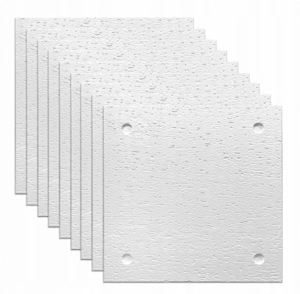 Panele Ścienne Styropianowe 60Cm Beton Biały 9Szt. 713633