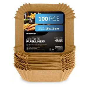 Papier do pieczenia Berdsen wkładki do frytkownicy 100 szt. 16 cm 364904 838134