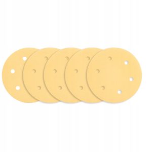 Papier ścierny na rzep 225mm, K180, 5szt 6 otworów 204057 Papier ścierny na rzep 225mm, K180, 5szt 6 otworów 204057