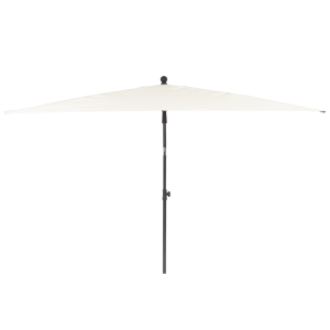 Parasol balkonowy prostokątny 2,1 x 1,4 m ecru PATIO 682694 Parasol balkonowy prostokątny 2,1 x 1,4 m ecru PATIO 682694