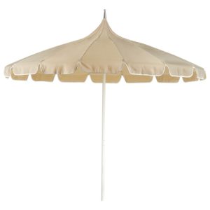 Parasol ogrodowy ⌀ 245 cm aluminium beżowy 447910 Parasol ogrodowy ⌀ 245 cm aluminium beżowy 447910