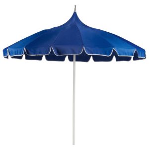 Parasol ogrodowy ⌀ 245 cm aluminium niebieski 447912 Parasol ogrodowy ⌀ 245 cm aluminium niebieski 447912