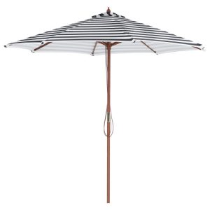 Parasol ogrodowy 260 cm FERENTILLO Czarny 298076