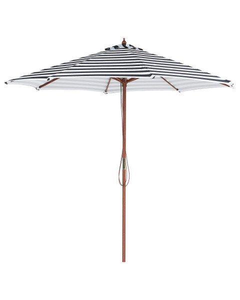 Parasol ogrodowy 260 cm FERENTILLO Czarny 298076