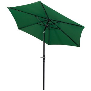 Parasol ogrodowy 260 cm składany łamany na balkon i taras 384878