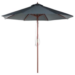 Parasol ogrodowy 270 cm ciemnoszary 86115