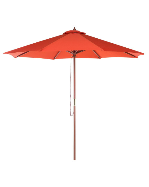 Parasol ogrodowy 270 cm czerwony 86134