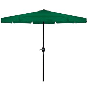 Parasol ogrodowy 410 cm składany duży na balkon taras zielony 551373