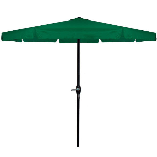 Parasol ogrodowy 410 cm składany duży na balkon taras zielony 551373