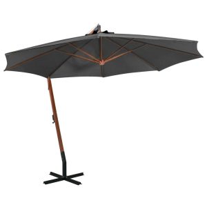 Parasol ogrodowy Antracyt 3.5 x 2.9 m vidaXL 594073 Parasol ogrodowy Antracyt 3.5 x 2.9 m vidaXL 594073