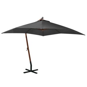 Parasol ogrodowy Antracyt 3 x 3 m vidaXL 594098 Parasol ogrodowy Antracyt 3 x 3 m vidaXL 594098