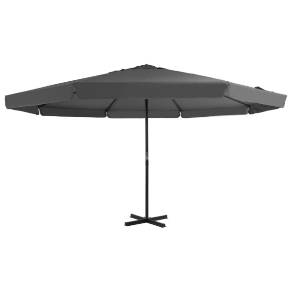 Parasol ogrodowy Antracyt 500 cm vidaXL 591699
