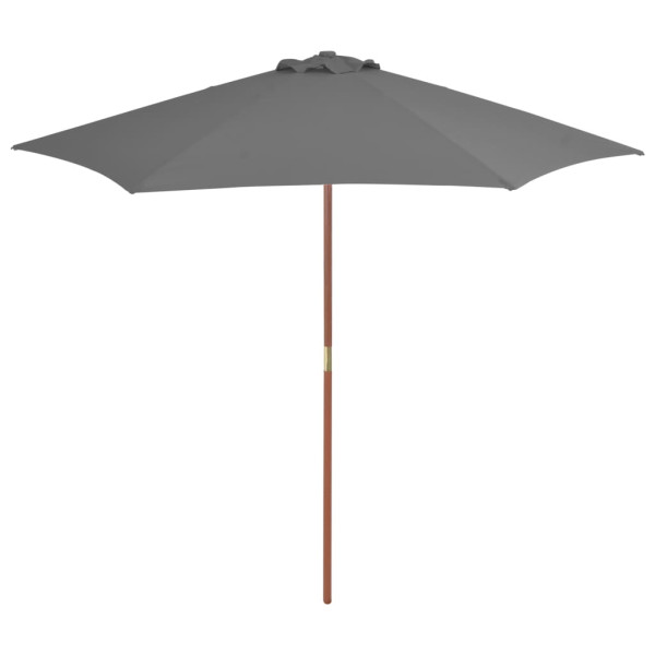Parasol ogrodowy Antracyt vidaXL 591679