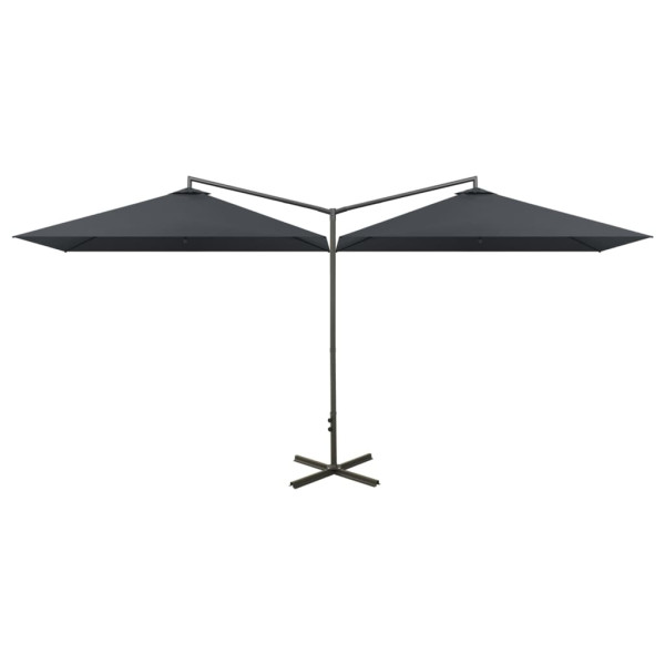 Parasol ogrodowy Antracyt vidaXL 591559
