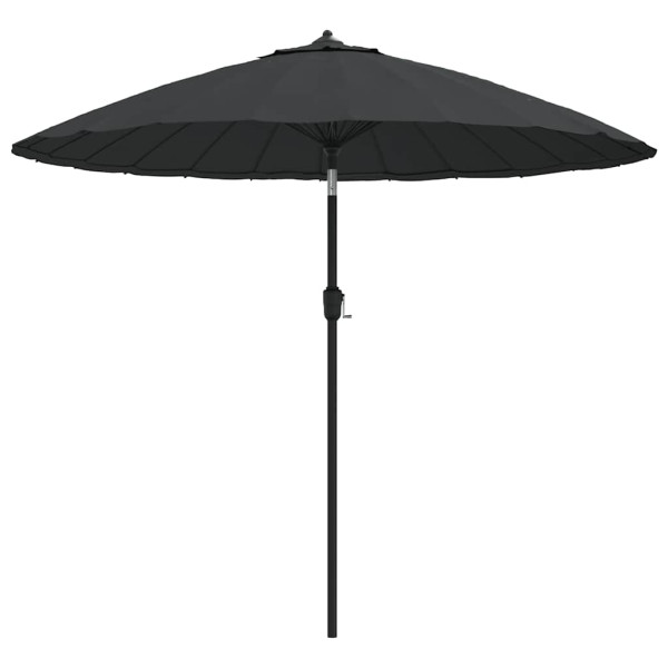 Parasol Ogrodowy Antracytowy Składany Na Słupku Na Taras Ogród Balkon 270 945865