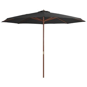 Parasol Ogrodowy Antracytowy Składany Na Słupku Na Taras Ogród Balkon 350 940660 Parasol Ogrodowy Antracytowy Składany Na Słupku Na Taras Ogród Balkon 350 940660