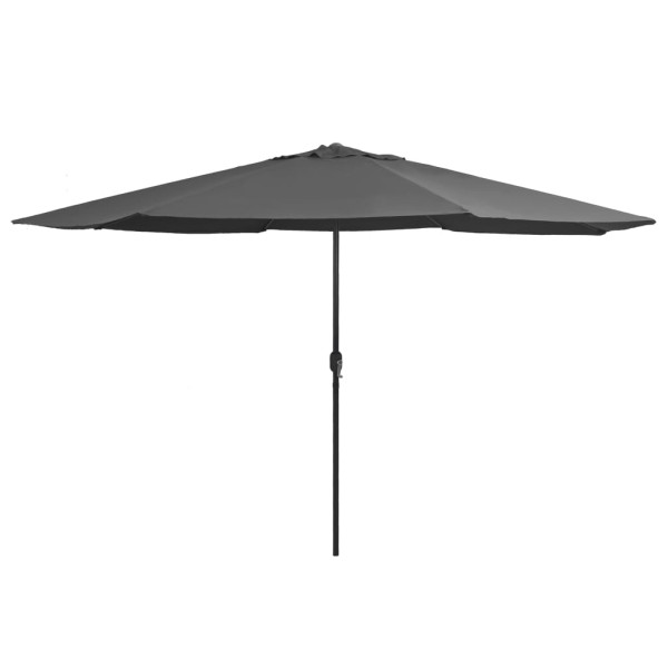 Parasol Ogrodowy Antracytowy Składany Na Słupku Na Taras Ogród Balkon 390 938983