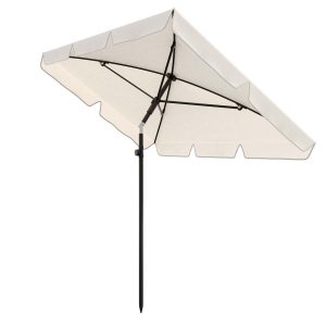 Parasol ogrodowy balkonowy składany Ankona kremowy 926238 Parasol ogrodowy balkonowy składany Ankona kremowy 926238