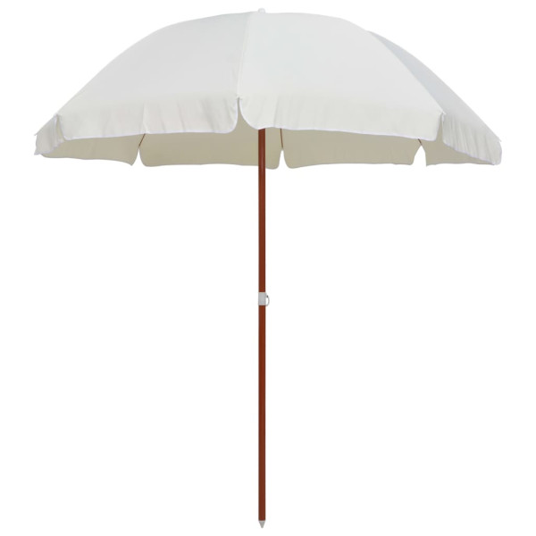 Parasol ogrodowy Beż 240 cm vidaXL 591571