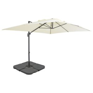 Parasol ogrodowy Beż 3 x 4 m vidaXL 594065 Parasol ogrodowy Beż 3 x 4 m vidaXL 594065