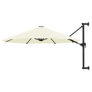 Parasol ogrodowy Beż vidaXL 591549