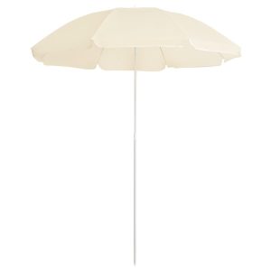 Parasol ogrodowy Beż vidaXL 593808