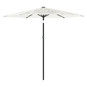 Parasol ogrodowy Biały 223 x 223 x 213 cm vidaXL 591826
