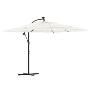 Parasol ogrodowy Biały 269 x 269 x 235 cm vidaXL 591795